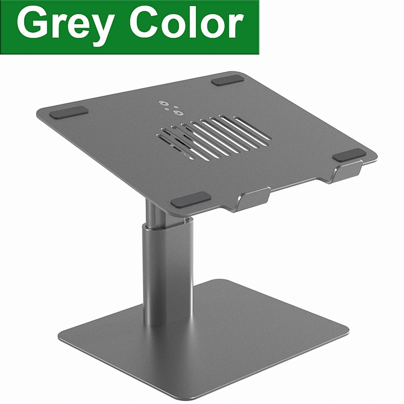 Ergonomic design height angle adjusted detachable metal sturdy laptop stand aluminium adjustable